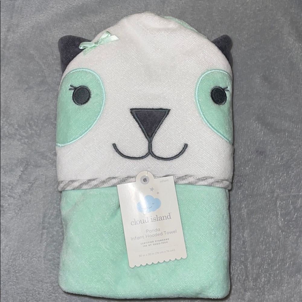 Panda Infant hooded towel